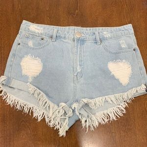 Mahina denim cutoffs